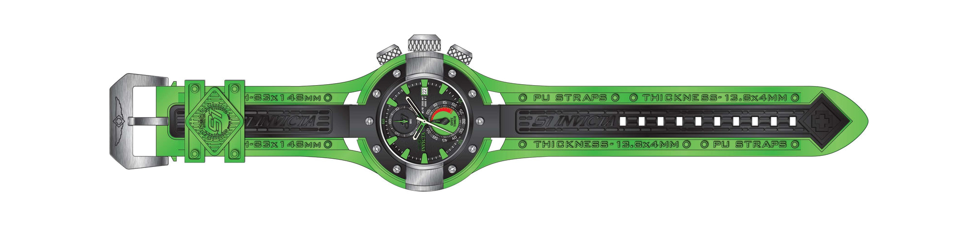 Band for Invicta S1 Rally 13064