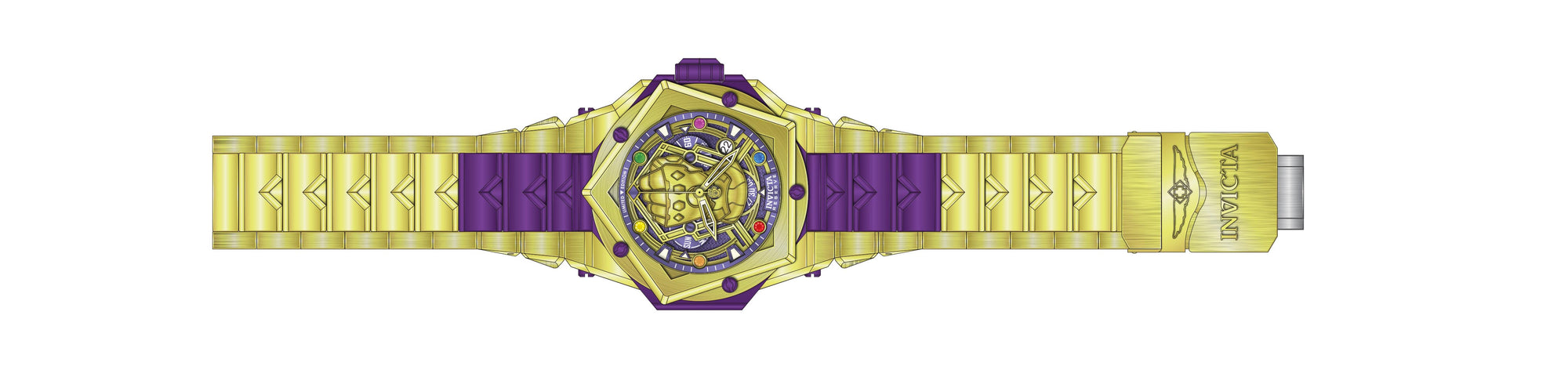 Band For Invicta Marvel 44490