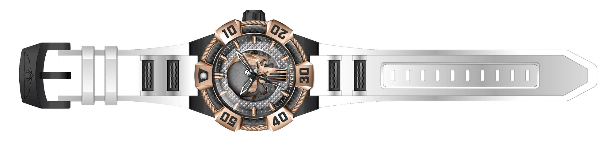 Band For Invicta Marvel 41017