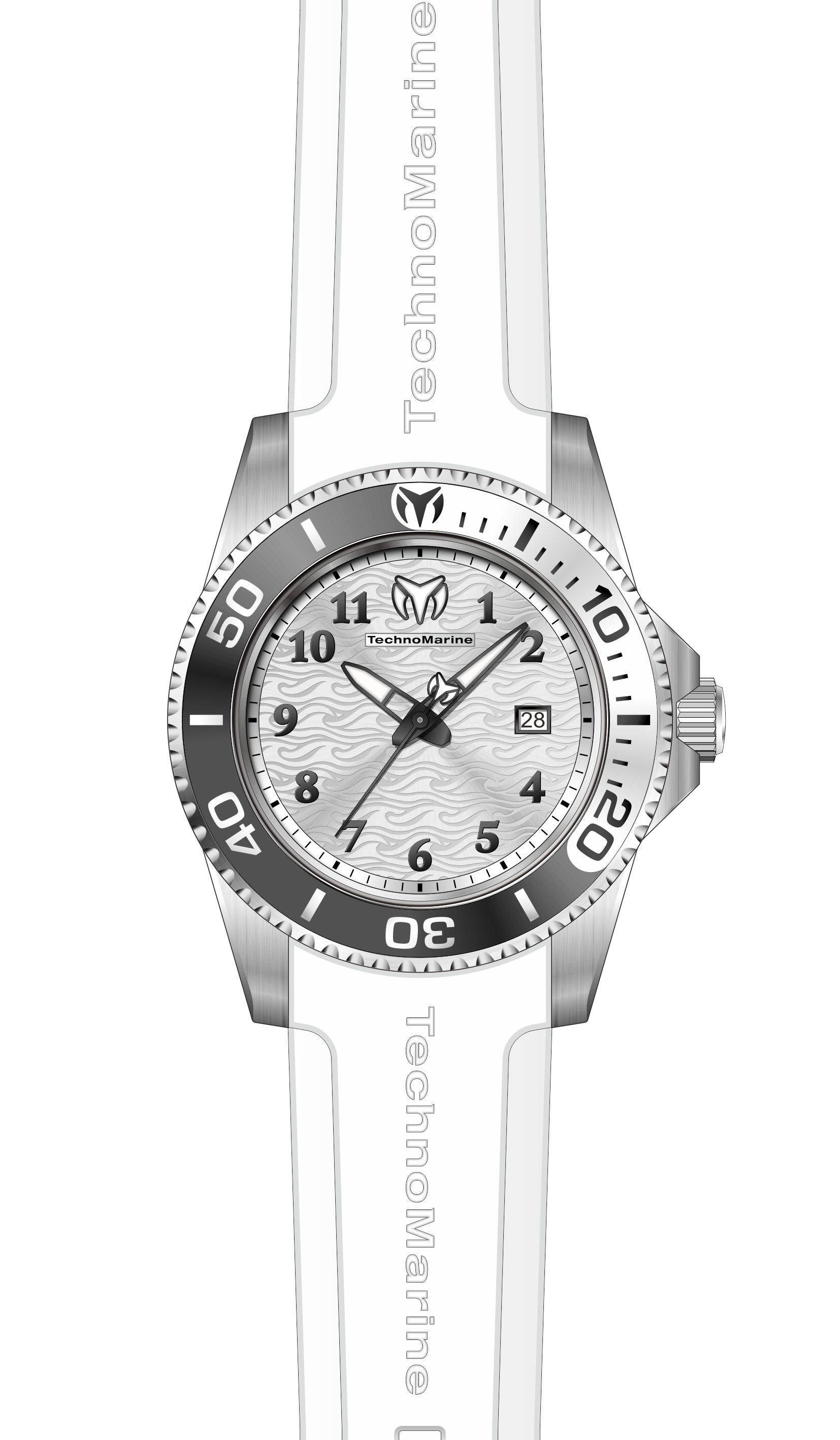 Band For Technomarine Manta Ray TM-226051