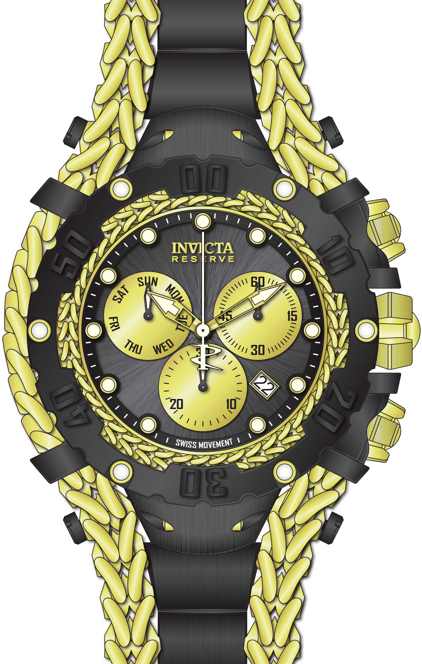 Parts For Invicta Reserve Gladiator Men 46230