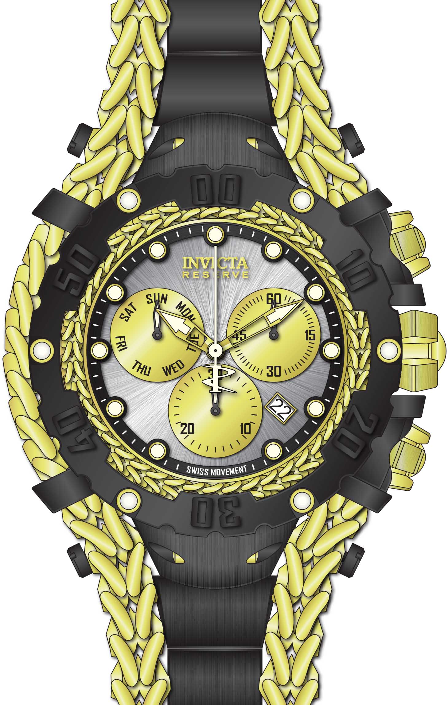 Parts For Invicta Reserve Gladiator Men 46231