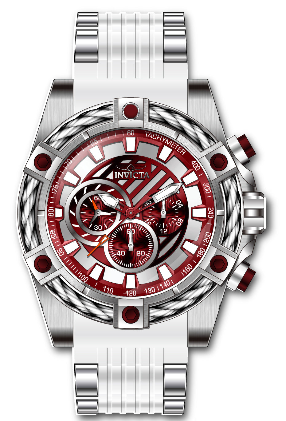 Band For Invicta Bolt  Men 46382