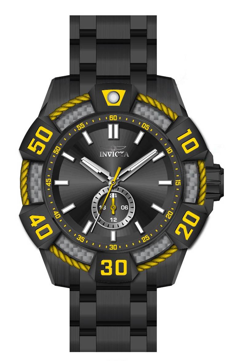 Band For Invicta Bolt  Men 46424