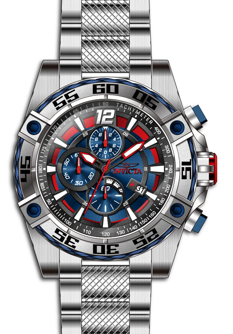 Band For Invicta Bolt  Men 46431