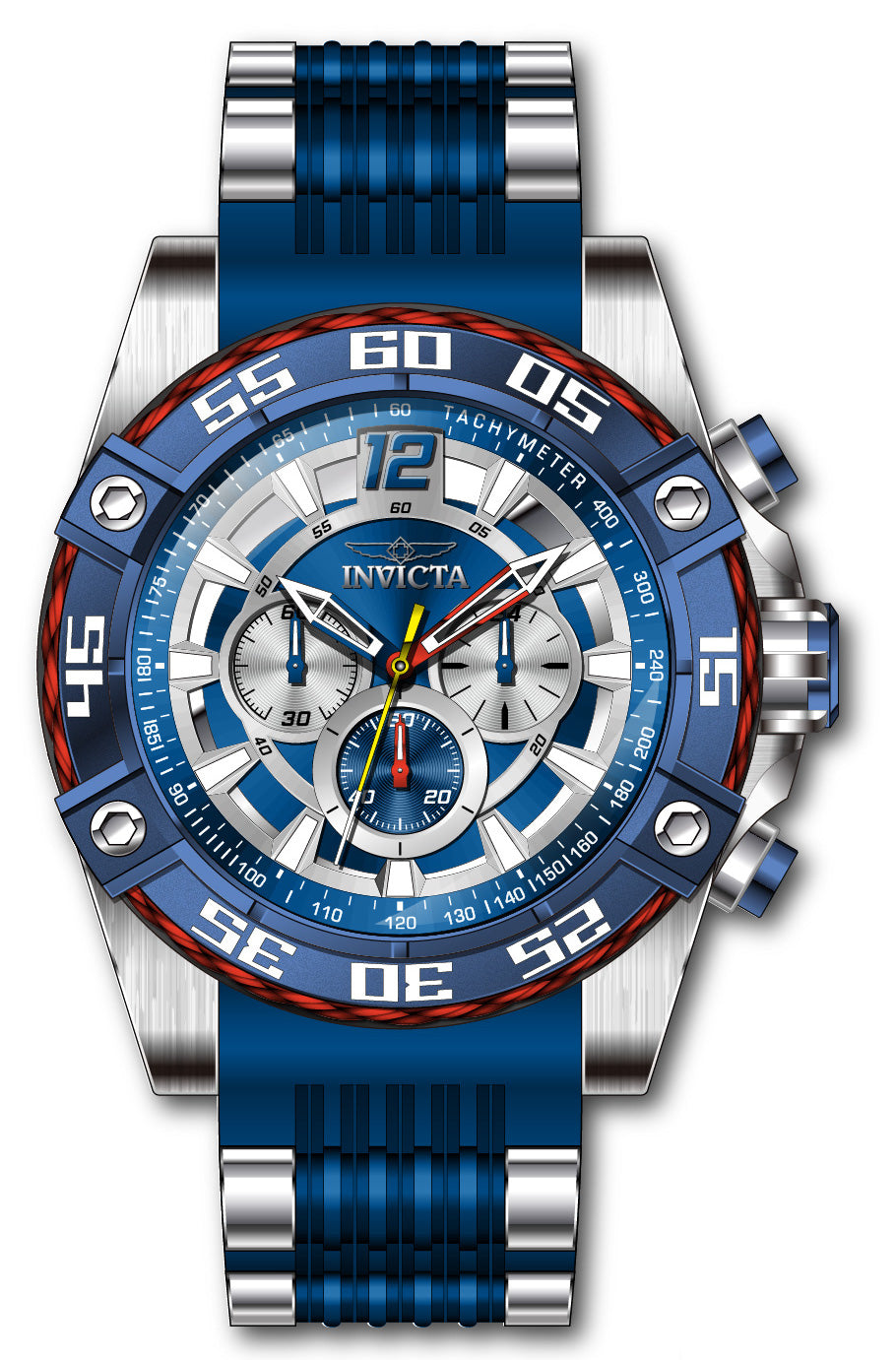 Band For Invicta Bolt  Men 46434