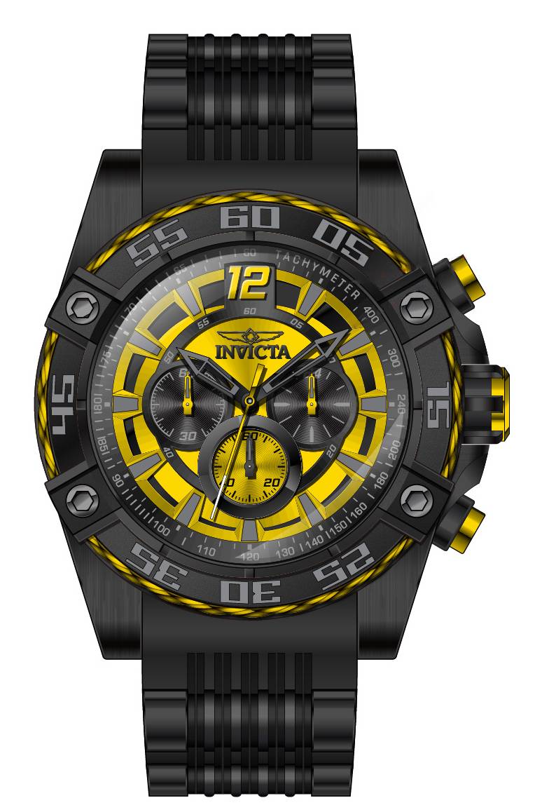 Band For Invicta Bolt  Men 46435