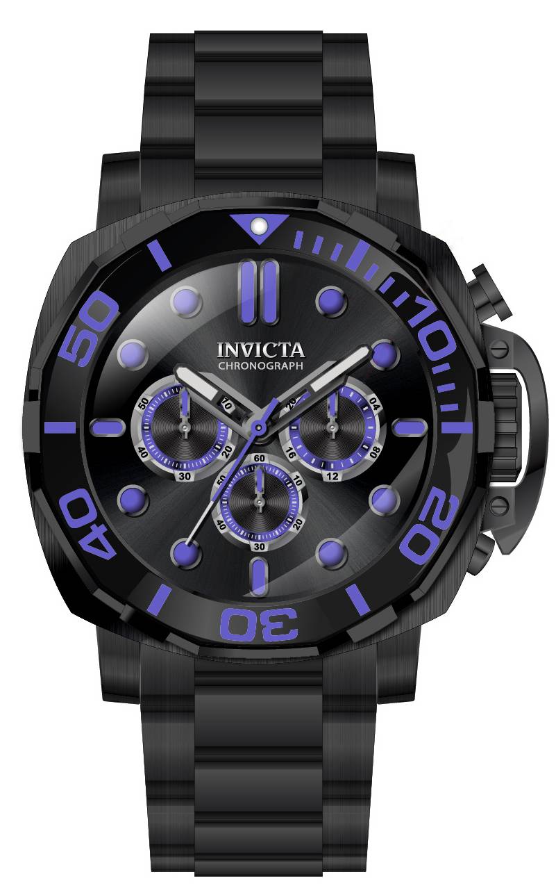Band For Invicta Bolt  Men 46438
