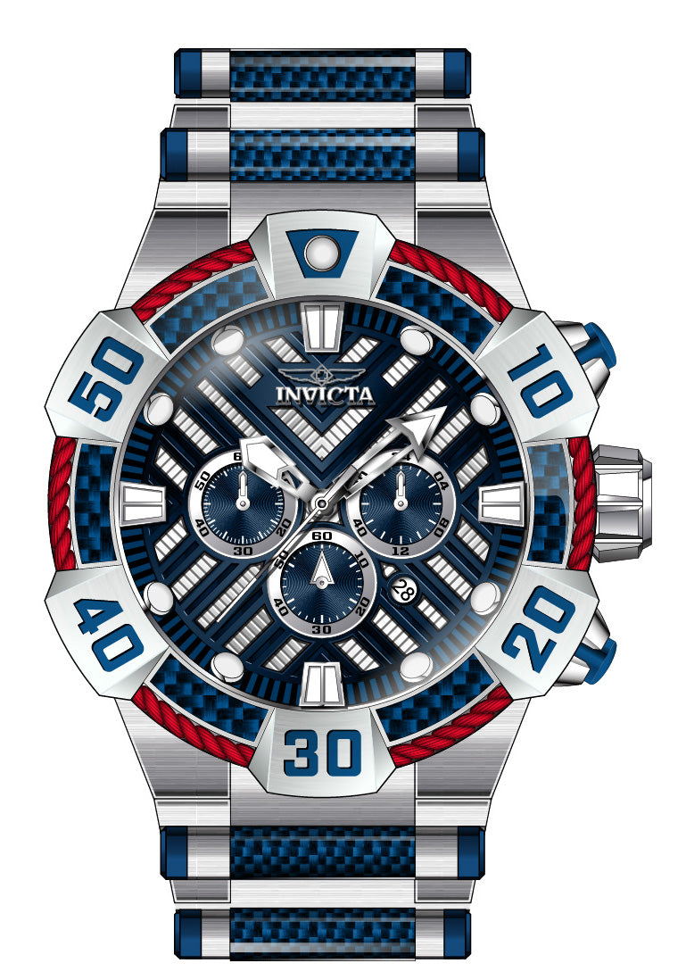 Band For Invicta Bolt  Men 46446