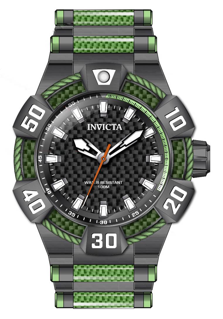 Band For Invicta Bolt  Men 46447