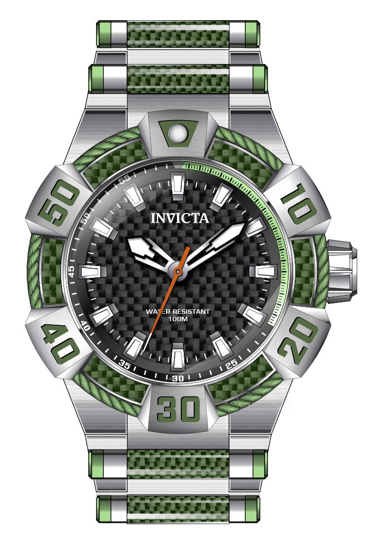 Band For Invicta Bolt  Men 46449