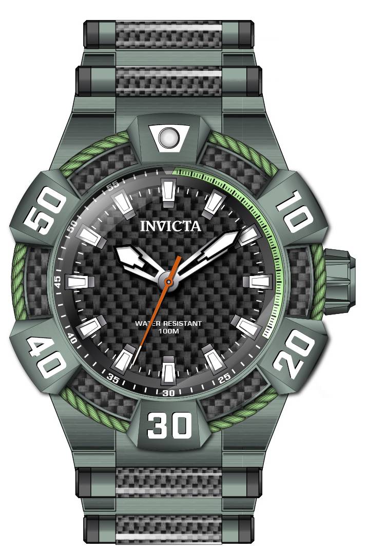 Band For Invicta Bolt  Men 46450