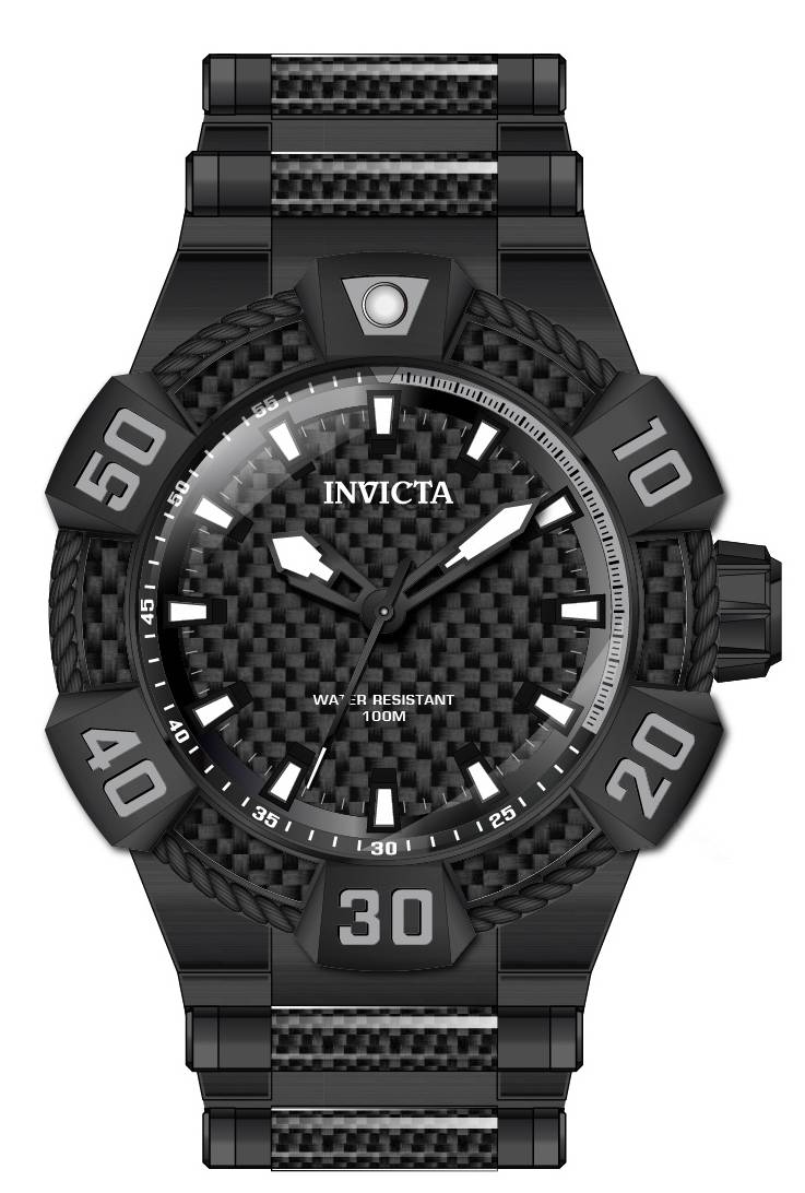 Band For Invicta Bolt  Men 46452