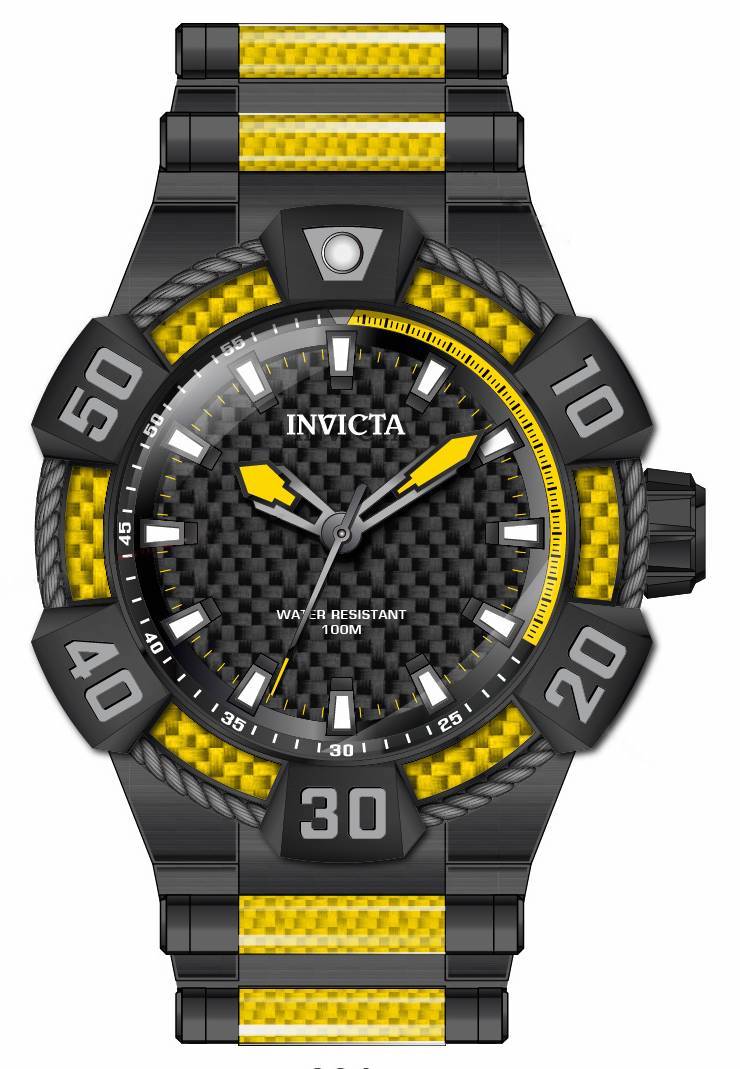 Band For Invicta Bolt  Men 46451