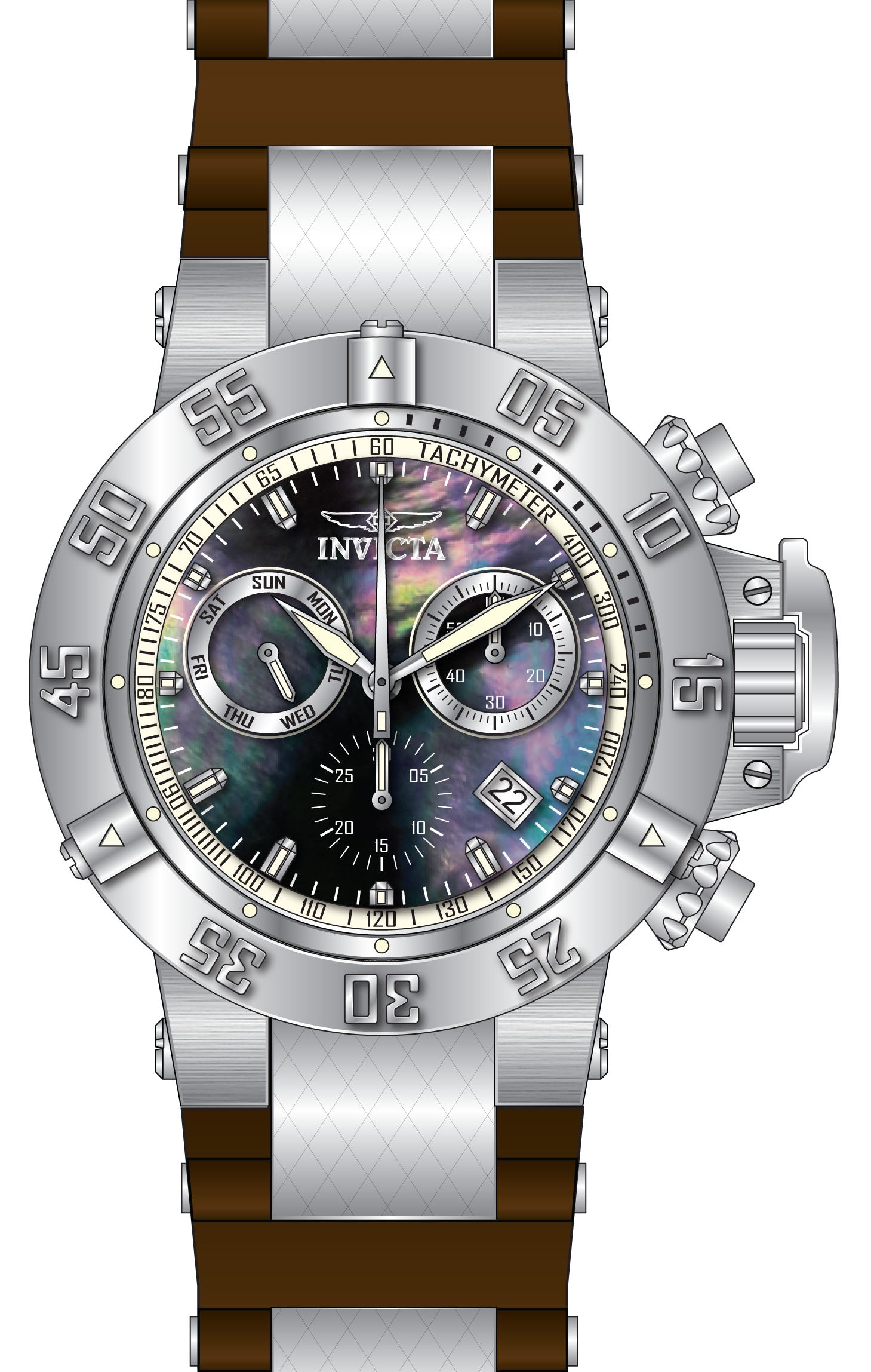 Band For Invicta Subaqua Noma III Men 46457