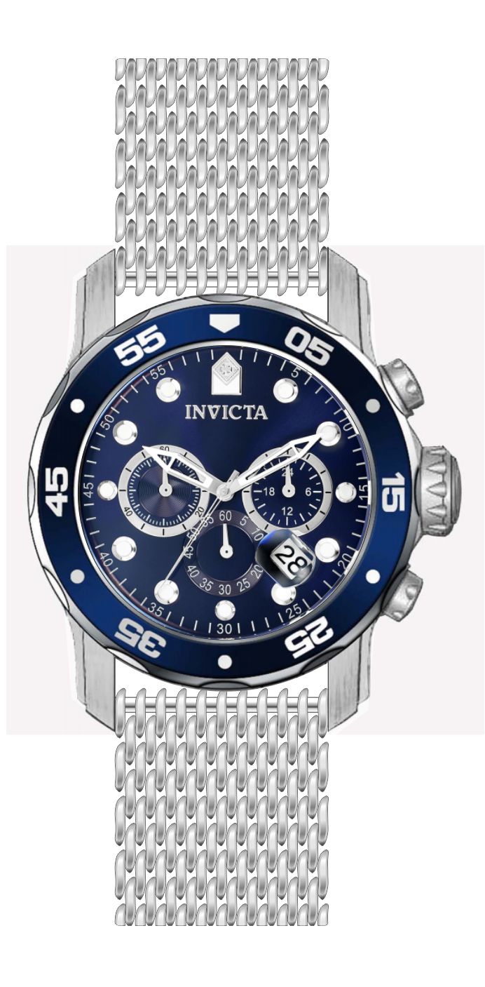 Band For Invicta Pro Diver  Men 47237