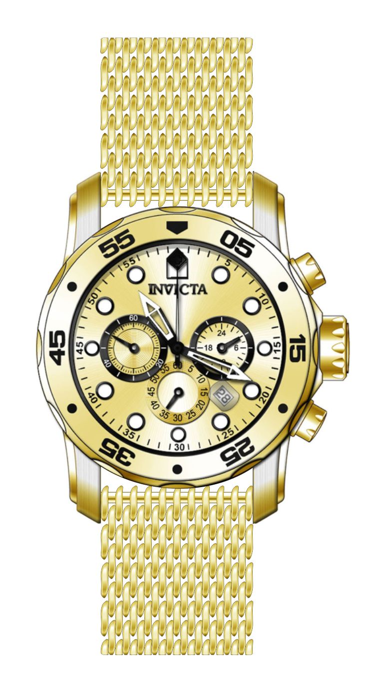 Band For Invicta Pro Diver  Men 47240