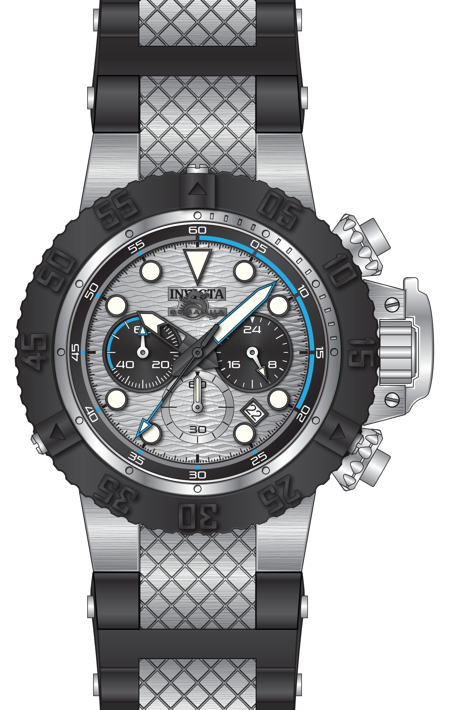 Band For Invicta Subaqua  Men 47827