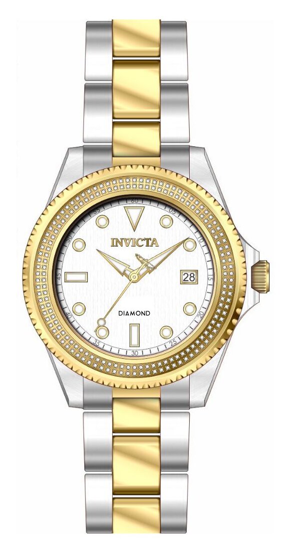 Band For Invicta Elite Diamond  Lady 48779