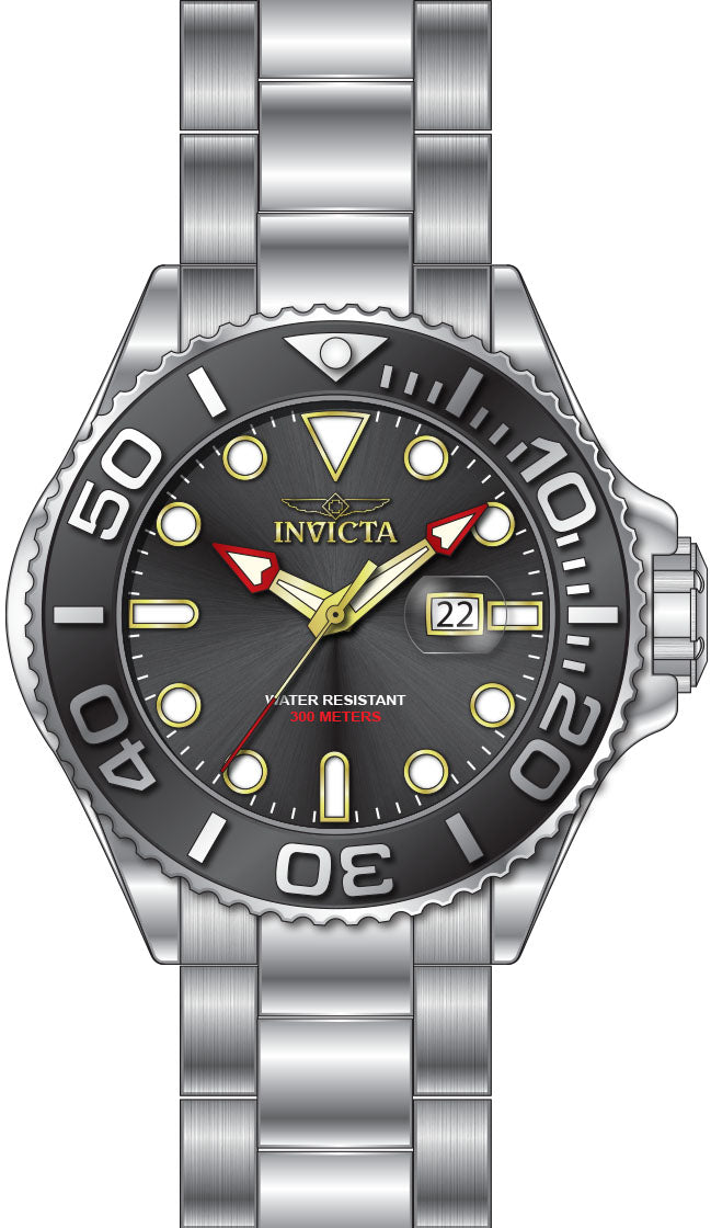 Band For Invicta Grand Diver  Men 49147