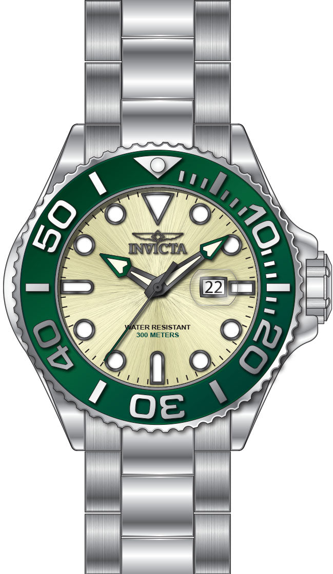 Band For Invicta Grand Diver  Men 49150