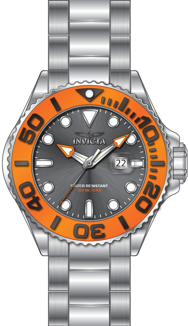 Band For Invicta Grand Diver  Men 49151
