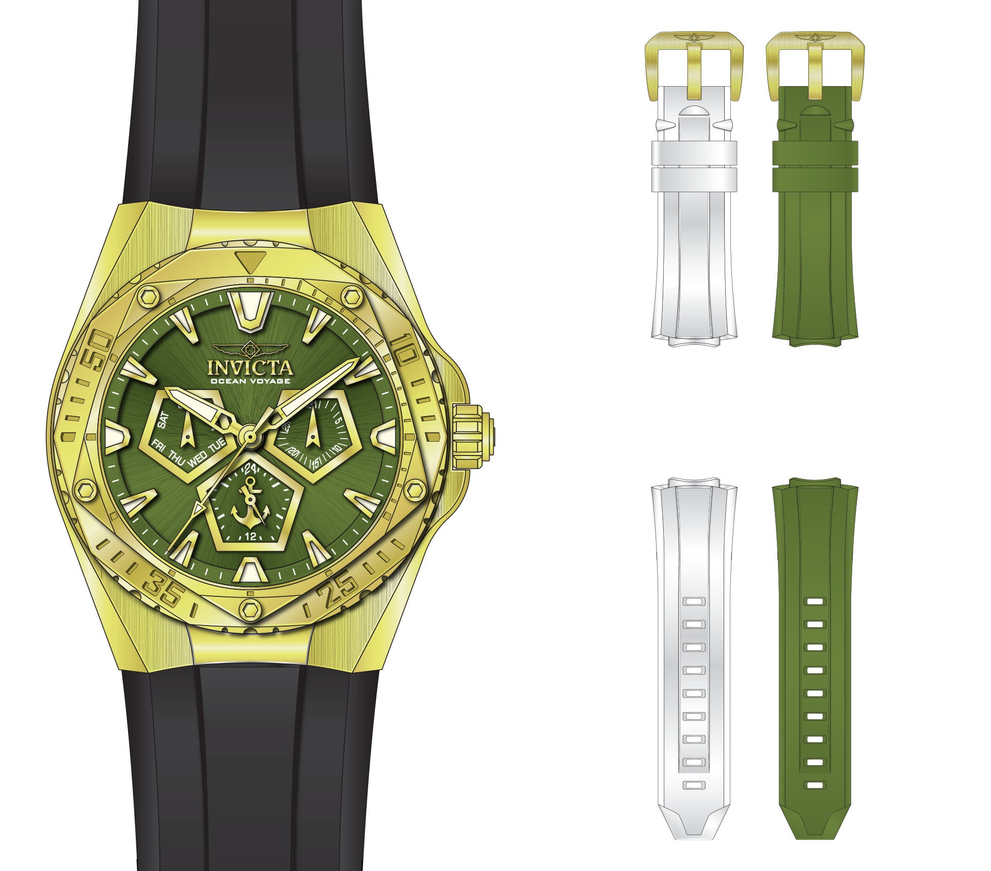 Parts For Invicta CRUISELINE  Men 49265