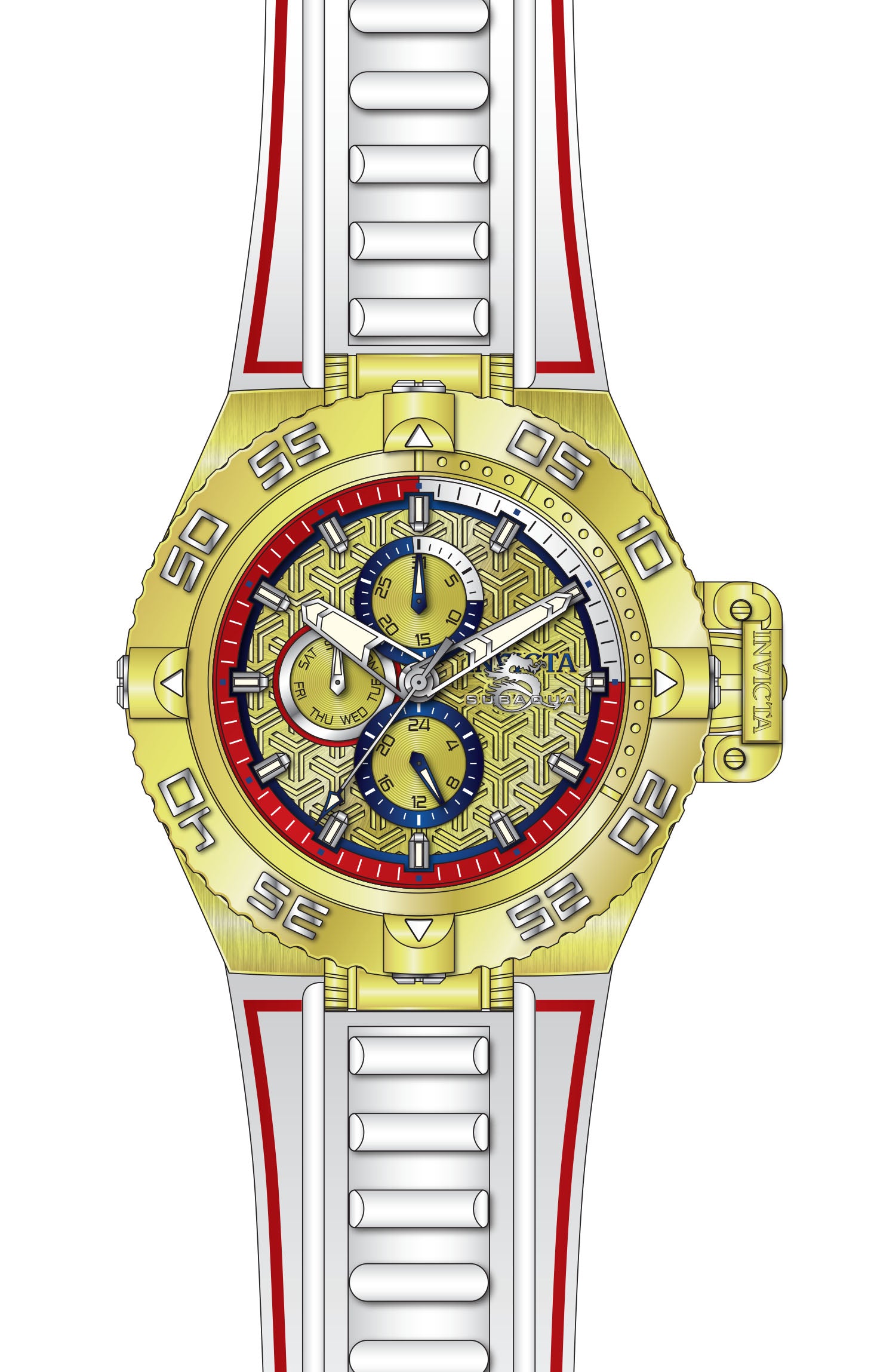 Band For Invicta Subaqua Noma IV Men 49879