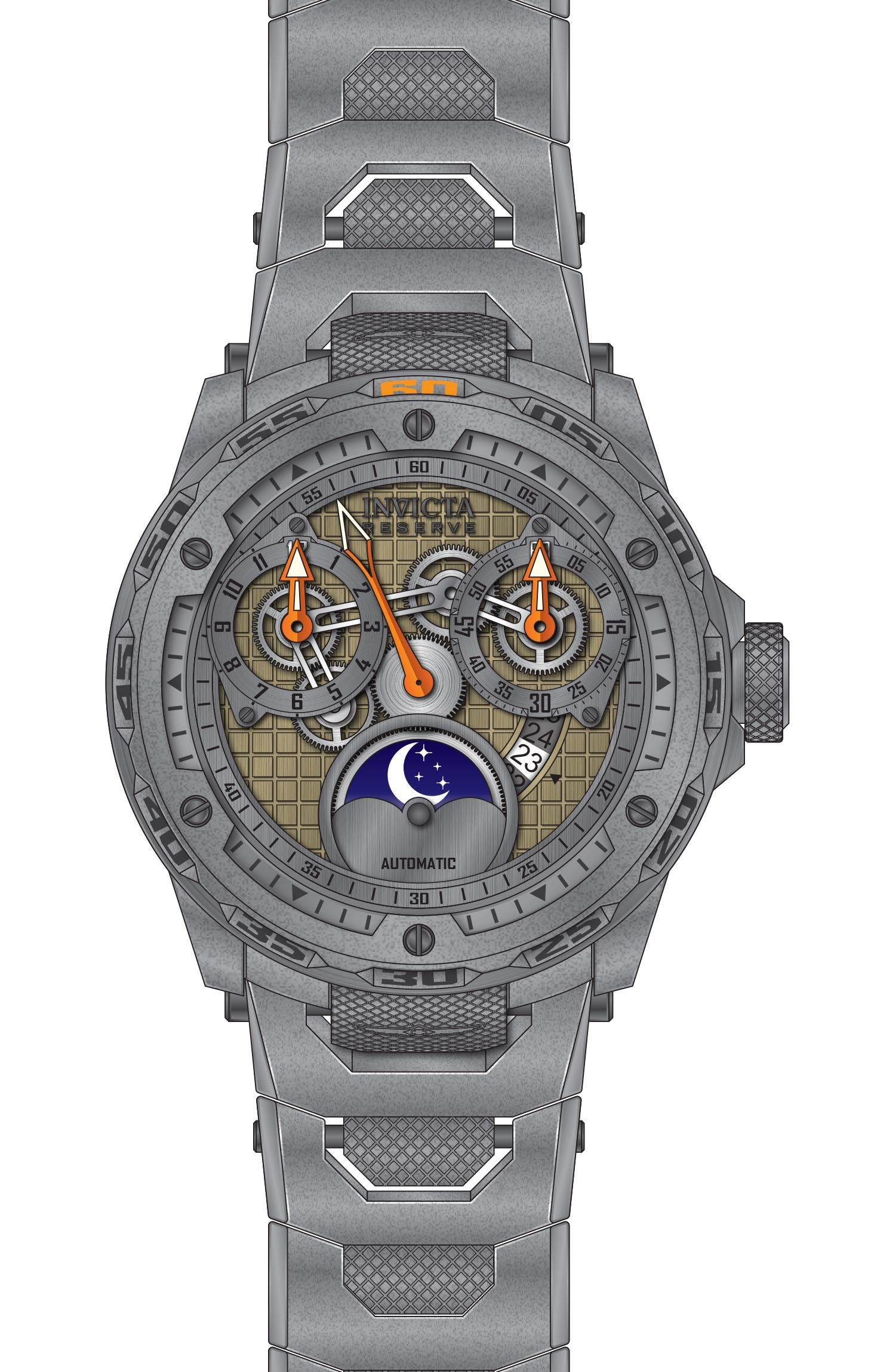 Band For Invicta Reserve  Men 50036