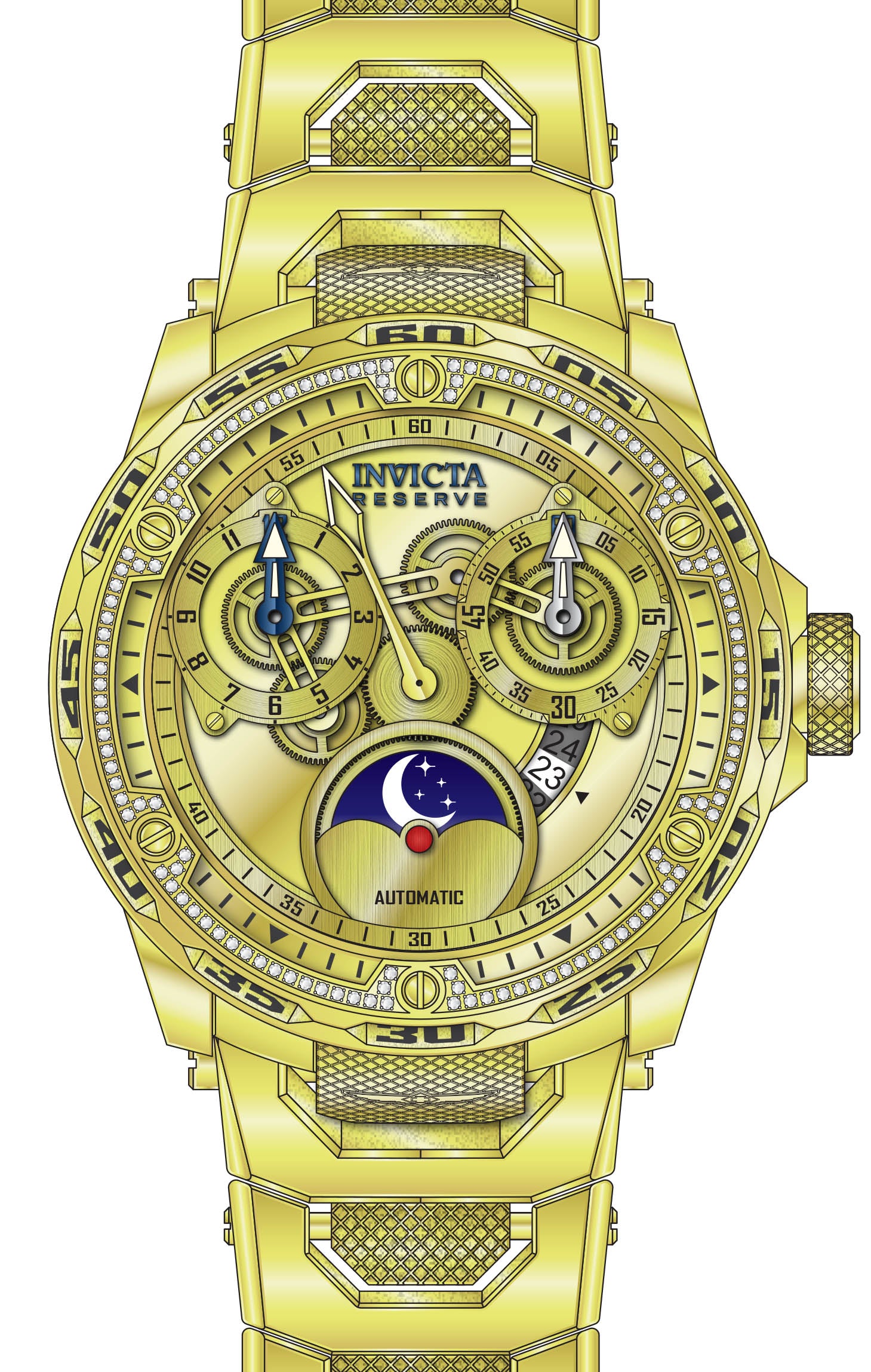 Band For Invicta Reserve  Men 50439