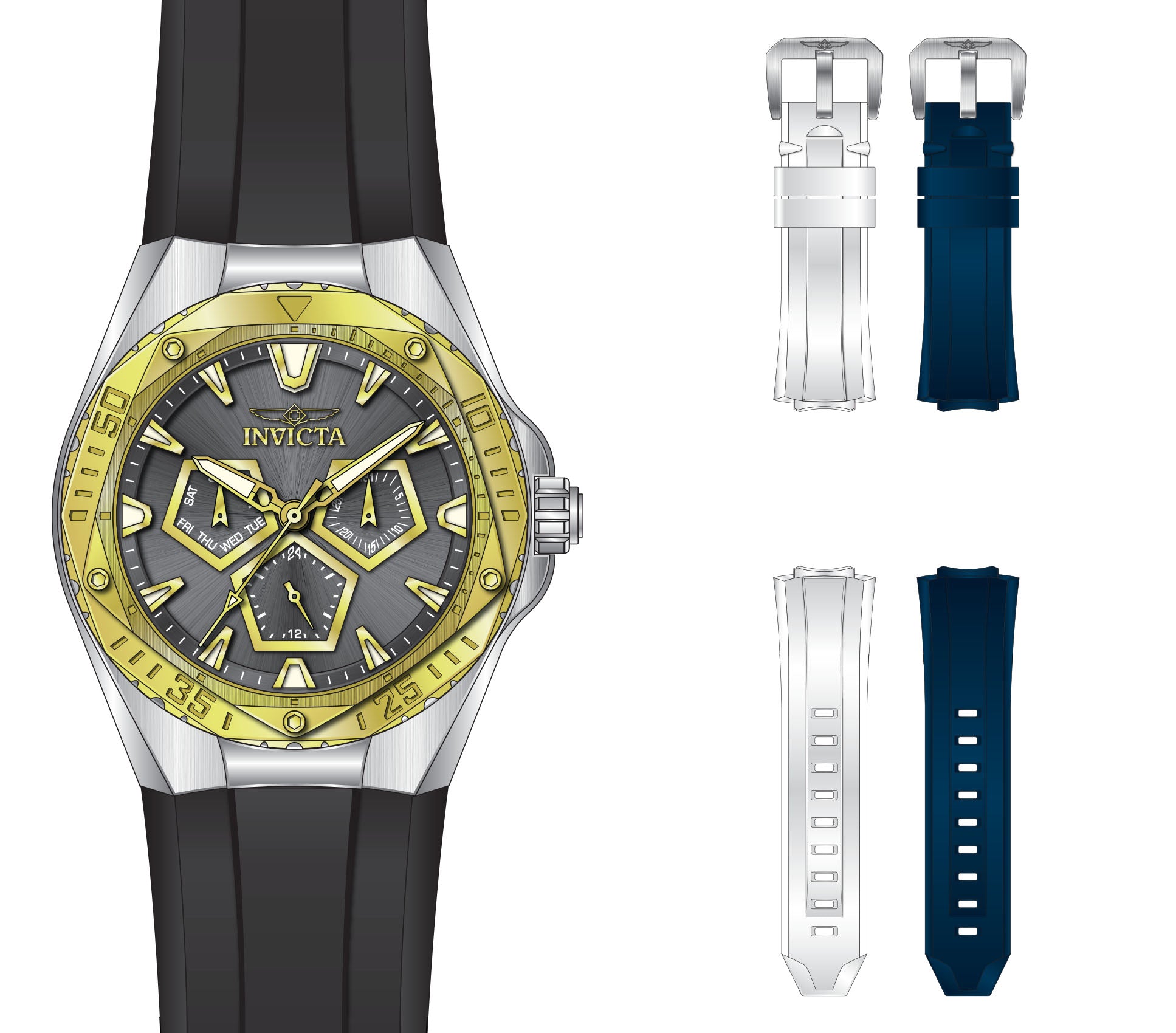Band For Invicta Speedway  Men 51130