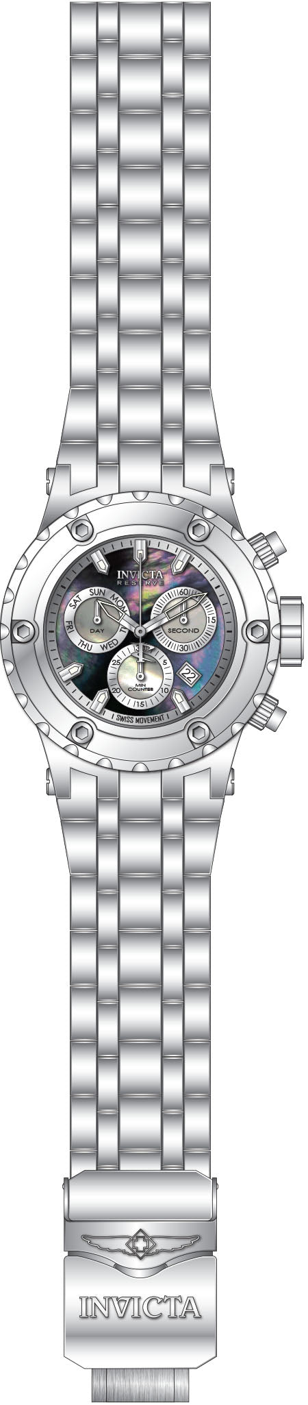 Band For Invicta Reserve Specialty Subaqua Men 51393