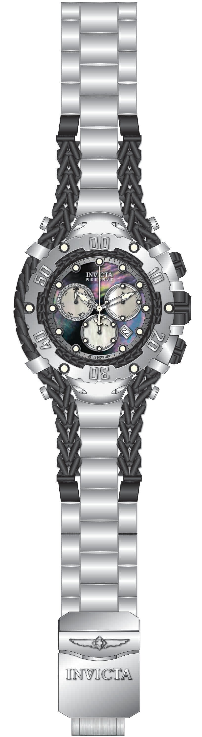 Band For Invicta Reserve Gladiator Men 51488