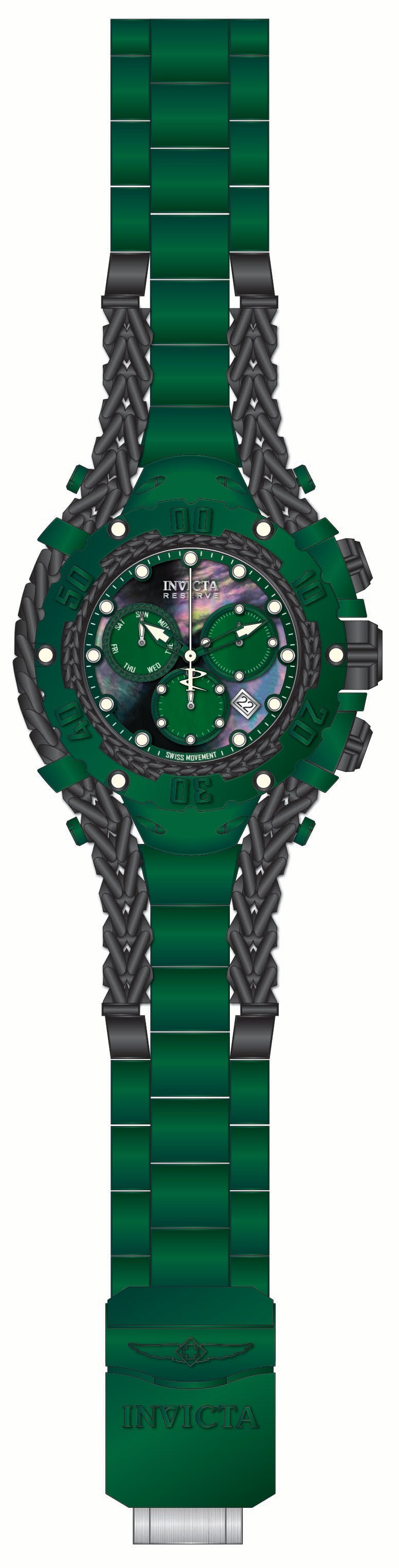 Band For Invicta Reserve Gladiator Men 51493
