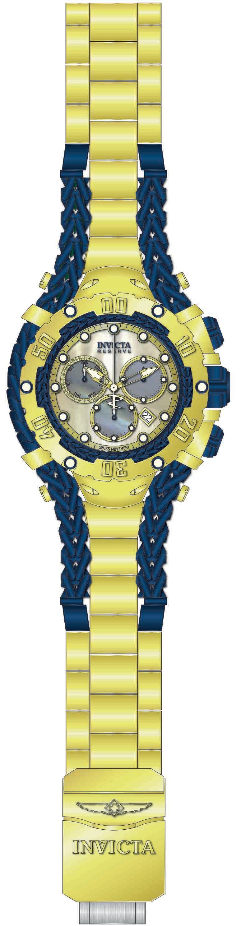 Band For Invicta Reserve Gladiator Men 51496