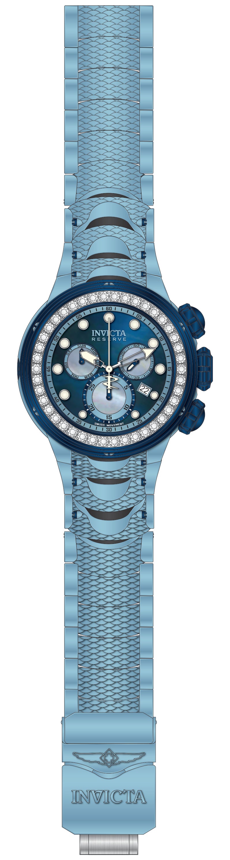 Parts For Invicta Reserve Kraken Men 51556