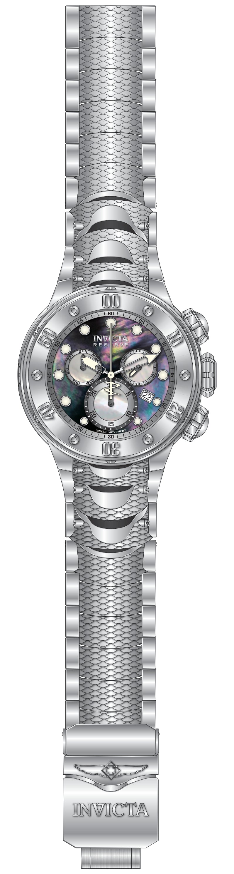Parts For Invicta Reserve Kraken Men 51559