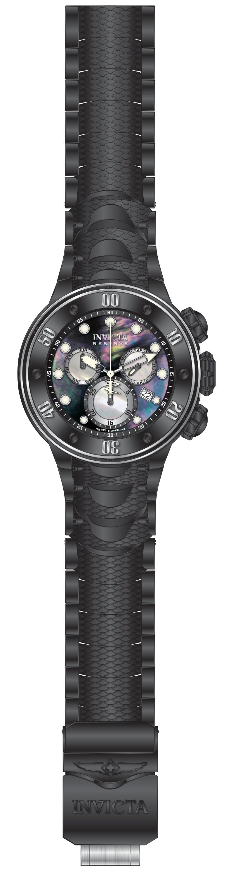 Band For Invicta Reserve Kraken Men 51563