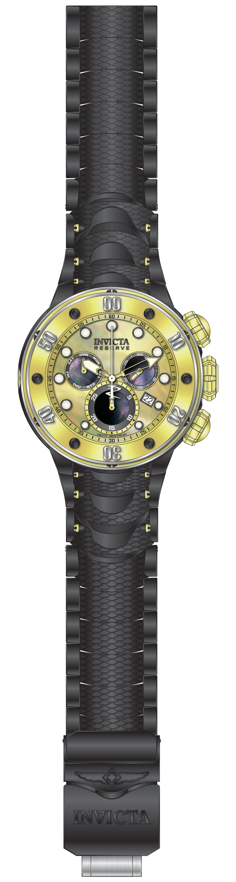 Parts For Invicta Reserve Kraken Men 51565