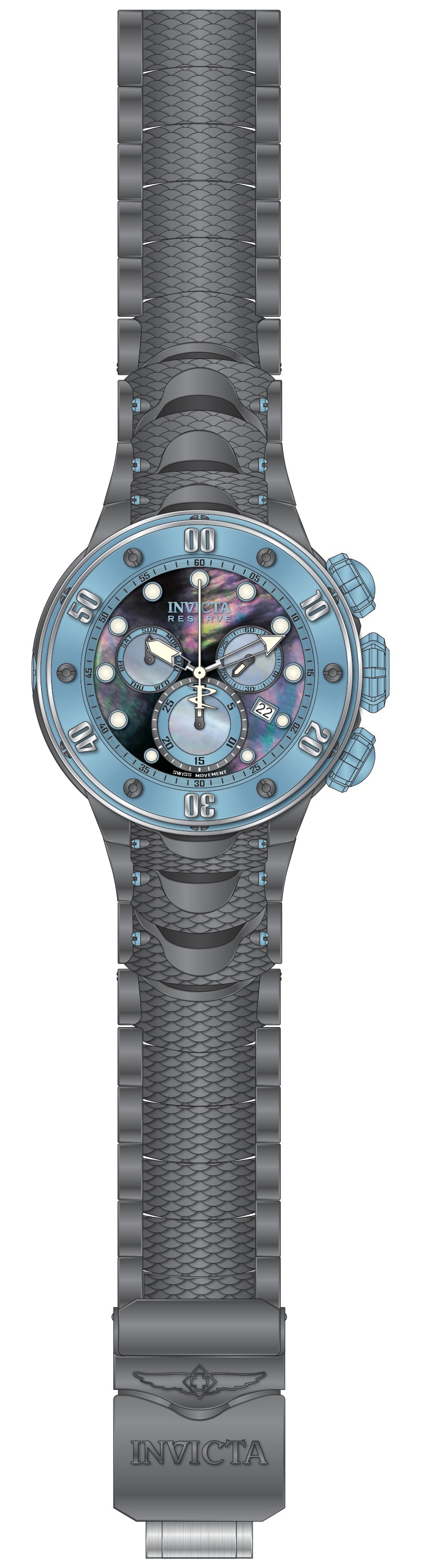 Parts For Invicta Reserve Kraken Men 51577