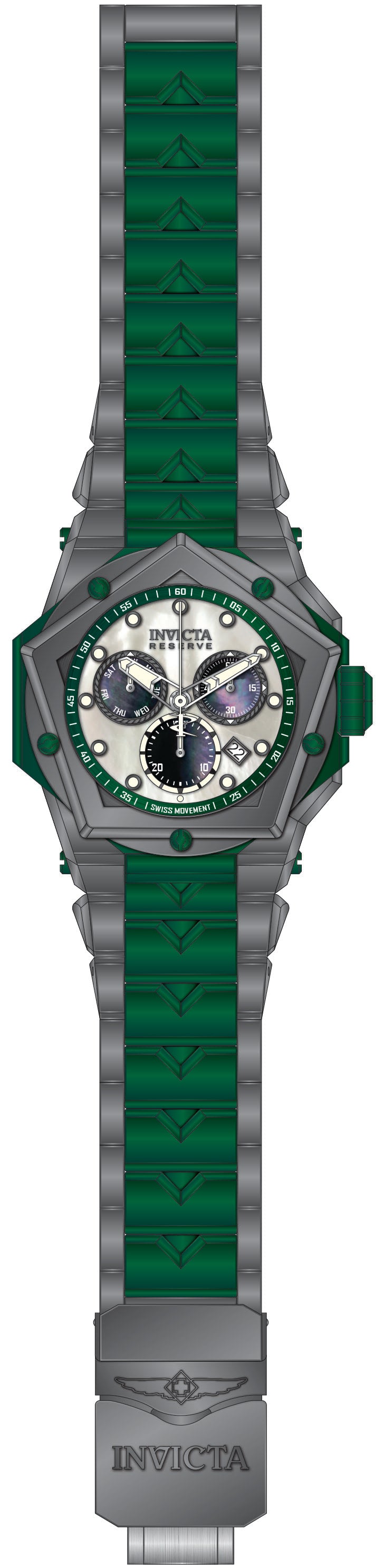 Parts For Invicta Reserve Kraken Men 51609