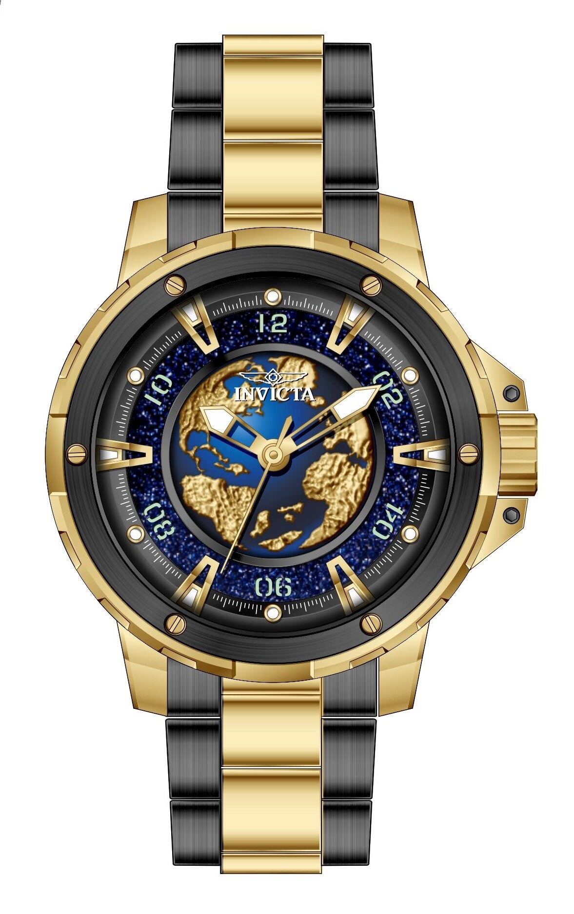 Band For Invicta Celestial  Men 51806
