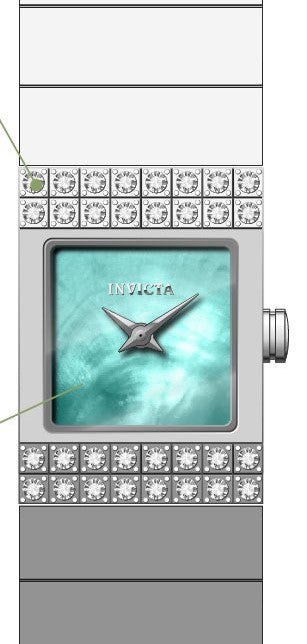 Parts For Invicta Angel  Lady 51834