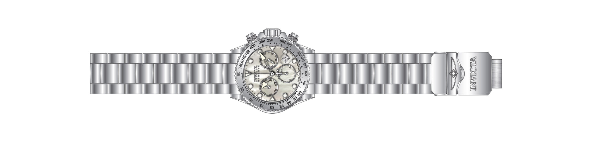 Band For Invicta Reserve Grand Diver Men 52162