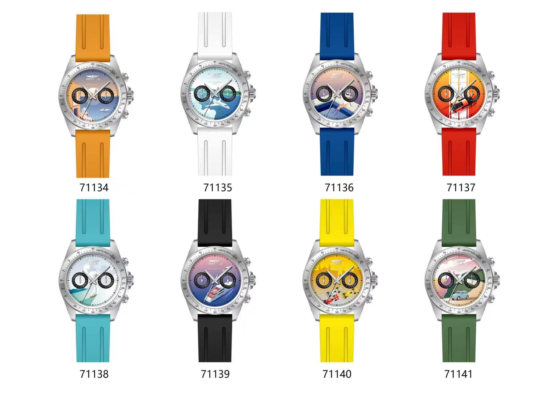 Band For Invicta Speedway RIVMN-8BUNDLE