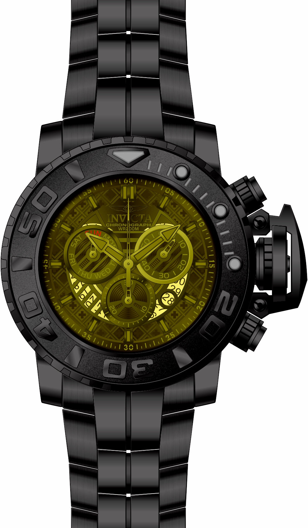 Band for Invicta Sea Hunter Men 32644