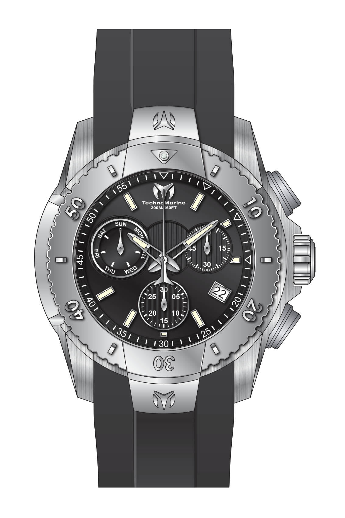 Band for Technomarine UF6 Men TM-620001