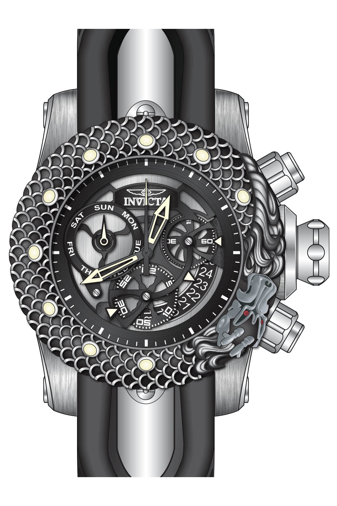 Band for Invicta Venom Men 32780