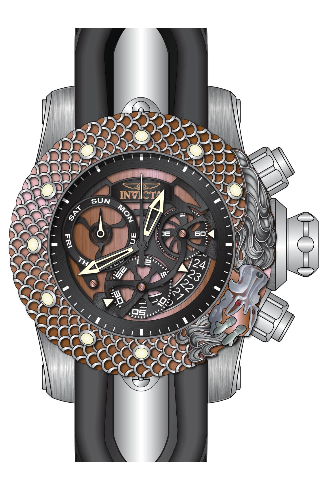 Band for Invicta Venom Men 32782
