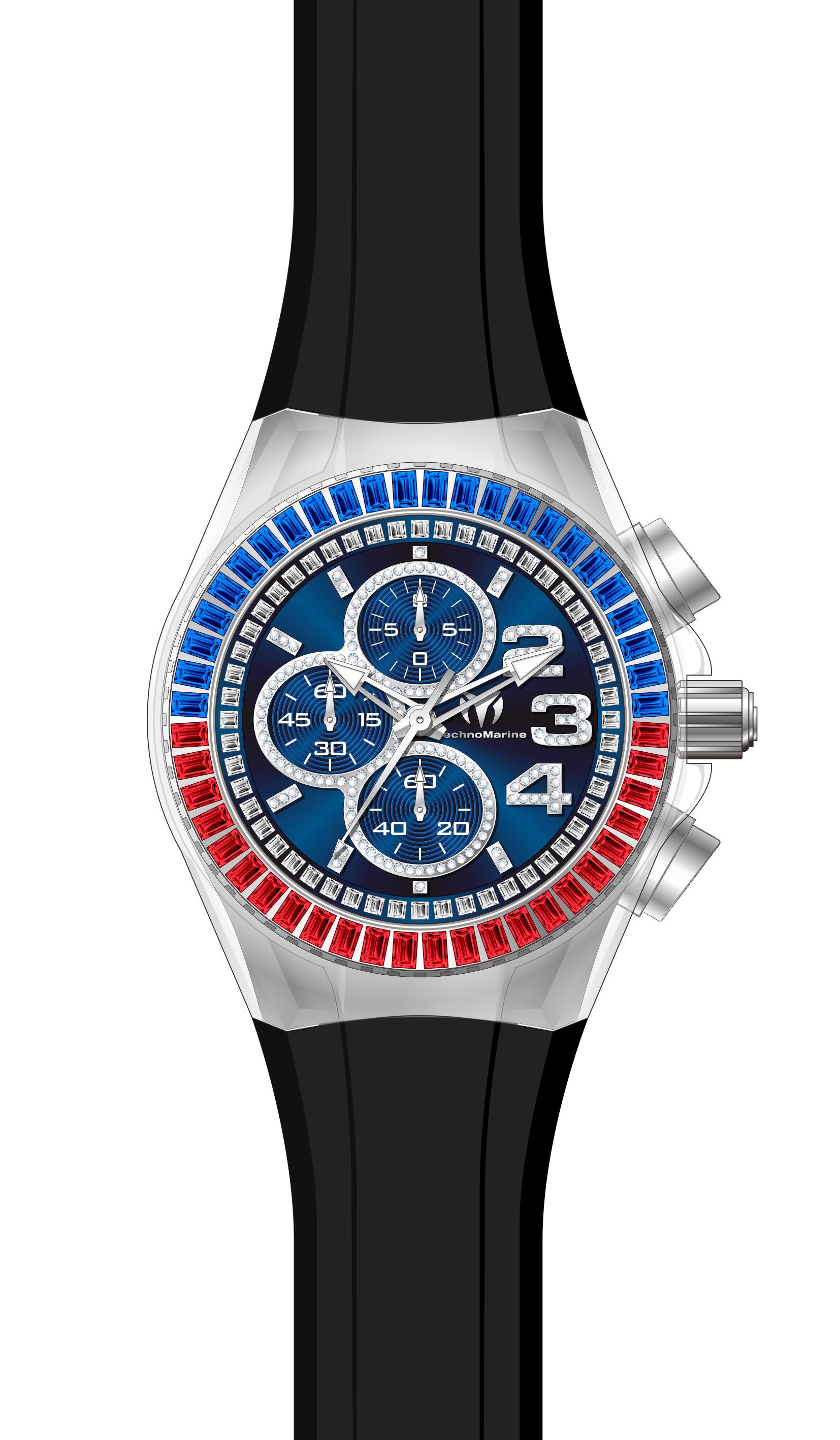 Band for Technomarine Cruise Glitz TM-121009